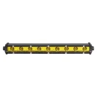 Фара (балка) светодиод. однорядная, 9LED, желтый дальний свет, 13.5Вт, 264x30x47мм, 12/24В