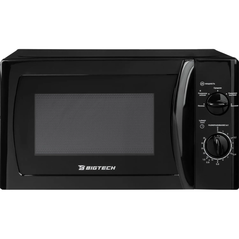 Микроволновая печь BigTech DWMWO101B, 20л., 700 вт. Черный