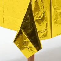 Скатерть одноразовая &laquo;Золото&raquo;, фольга, 137&times;183 см