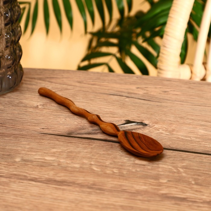 Ложка 23 см, тиковое дерево