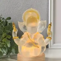Фигурка светящаяся &laquo;Ганеша&raquo;, акрил, от USB, 8&times;10.8&times;14.5 см