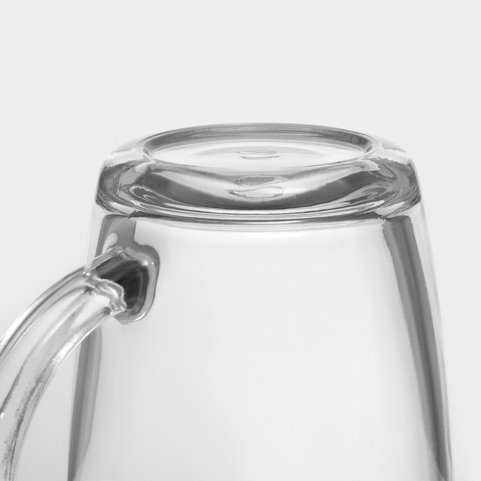 Кружки Paşabahçe Basic, 340 мл, стекло, для чая и кофе, с ручкой, прозрачные, набор 2 шт Кружки Paşabahçe Basic, 340 мл, стекло, для чая и кофе, с ручкой, прозрачные, набор 2 шт