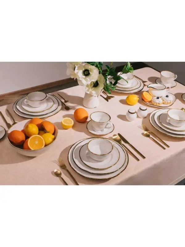 Салатник Magistro Alpine Frost, 600 мл, 18.8&times;5.1 см, фарфор, белый