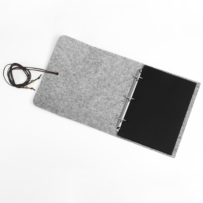 Фотоальбом войлок 30 листов Фотоальбом войлок 30 листов "Сердечко" 24,5х20 см