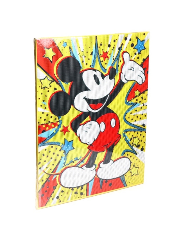 Алмазная вышивка полное заполнение Алмазная вышивка полное заполнение "Микки Маус " поп арт, на раме, 40*50 см