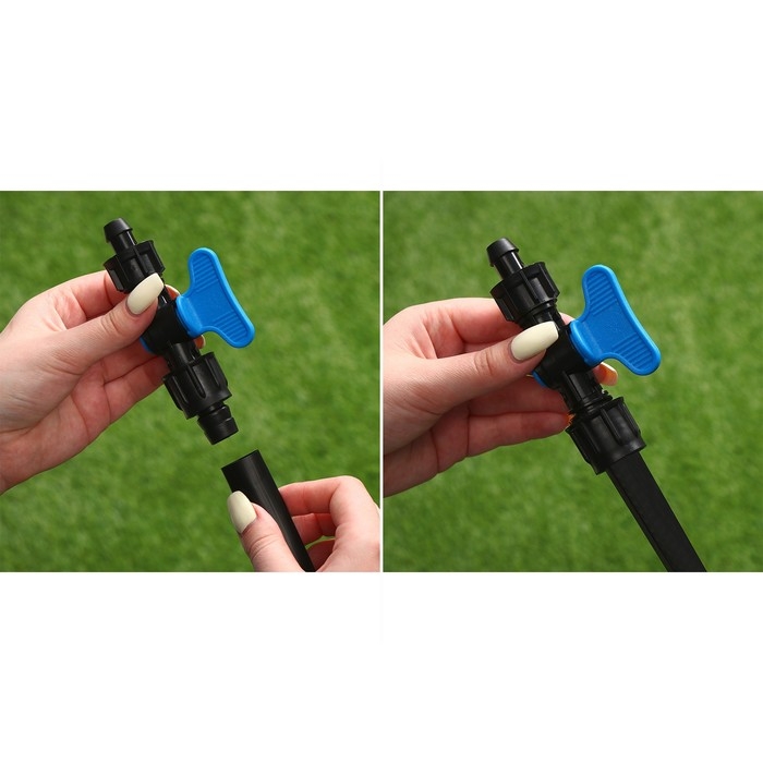 Фитинг кран для капельной ленты, без резинки Фитинг кран для капельной ленты, без резинки