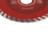 Диск алмазный отрезной ЛОМ, TURBO, сухой рез, 125&times;22 мм