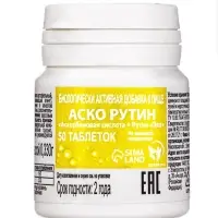 Аскорутин Vitamuno 50, таблеток по 0.33 г