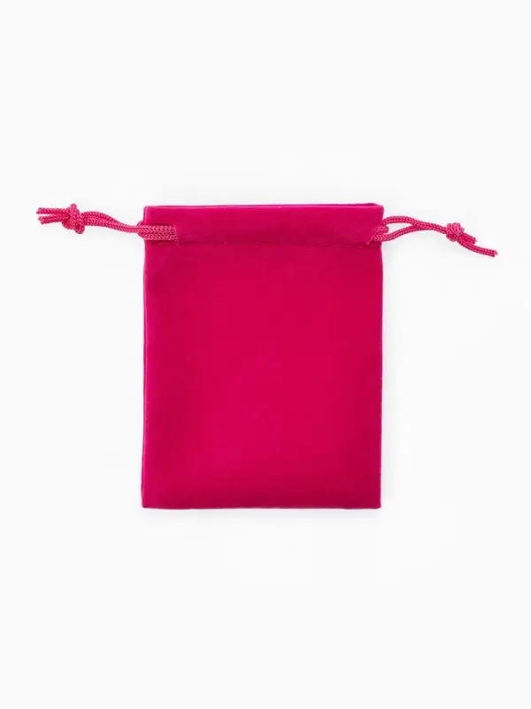 Набор мешочков бархатных 50 шт. , 7&times;9 см, ярко-розовый