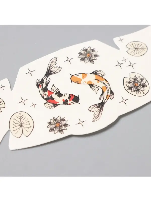 Переводная тату на тело цветная «Веснушки. Карпы», 16×5 см Переводная тату на тело цветная «Веснушки. Карпы», 16×5 см