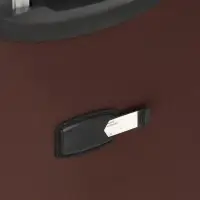 Чемодан на колёсах TEXTURA, кодовый замок, с увеличением, 47&times;30&times;78 см, 28", коричневый