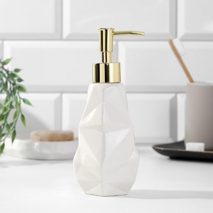 Дозатор для жидкого мыла «Белый», 250 мл. Дозатор для жидкого мыла «Белый», 250 мл.