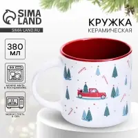 Кружка новогодняя керамическая &laquo;Маленькая сказка&raquo;, 380 мл