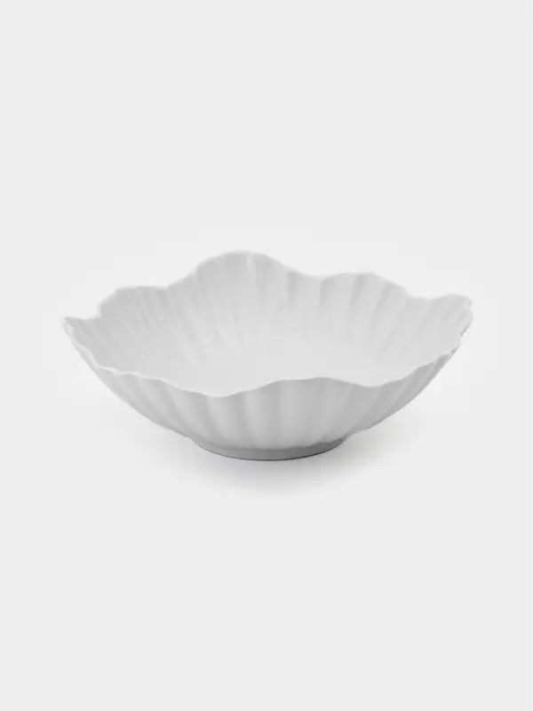 Салатник Добрушский завод &laquo;Бельё&raquo;, 550 мл, фарфор, белый