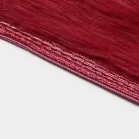 Коврики для ванной и туалета Доляна &laquo;Пушистик&raquo;, 2 шт., 38&times;40 см, 40&times;60 см, бордовые