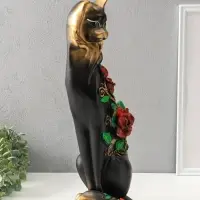 Копилка для денег &laquo;Кошка Маркиза с большой розой, 46&times;18&times;15 см