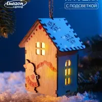 Ёлочная игрушка &laquo;Пряня&raquo; 11&times;8.5 см, подвеска, от батареек AG10&times;3, свечение тёплое белое