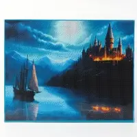 Алмазная вышивка полное заполнение &laquo;Сказочный замок&raquo;, на раме, 40&times;50 см