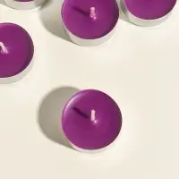 Набор свечей ароматических чайных &laquo;Чёрный чай и слива&raquo;, 9 шт.