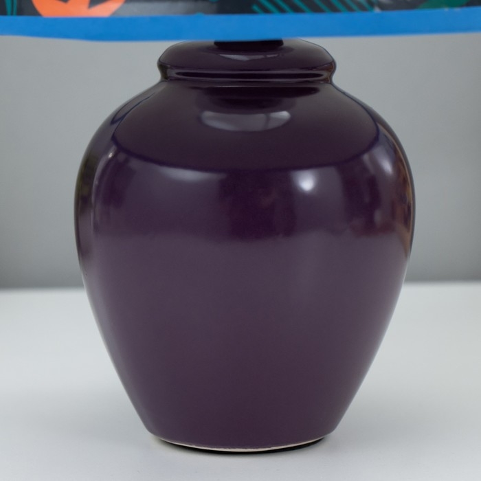 Настольная лампа Настольная лампа "Абстракция" Е14 15Вт фиолетовый RISALUX