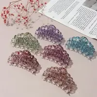 Крабик для волос &laquo;Бетуль&raquo;, узор, 9 см, МИКС