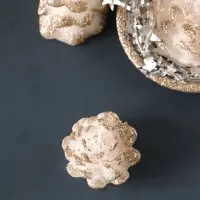 Набор свечей &laquo;Ёлочки и шишки&raquo;, 6 шт., 18.5&times;18.5&times;3.5 см