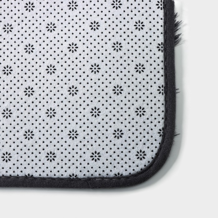 Набор ковриков для ванной и туалета Доляна «Пушистик», 2 шт, 40×50, 50×80 см, цвет серый Набор ковриков для ванной и туалета Доляна «Пушистик», 2 шт, 40×50, 50×80 см, цвет серый