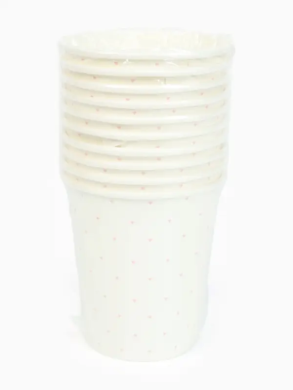 Стакан одноразовый бумажный «С Днём рождения», белый, 250мл