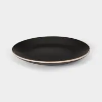 Десертная тарелка Доляна &laquo;Ваниль&raquo;, d=19.5 см, керамика, чёрная