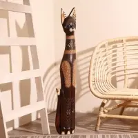 Сувенир дерево "Кошка ажурная. Восточная сказка" 100х18х6,5 см