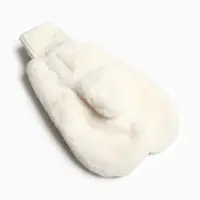 Варежки женские, цвет бежевый, размер 18