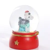 Снежный шар &laquo;Новогодний барашек&raquo;, d=4.5 см, 4.5&times;4.5&times;6.5 см, МИКС