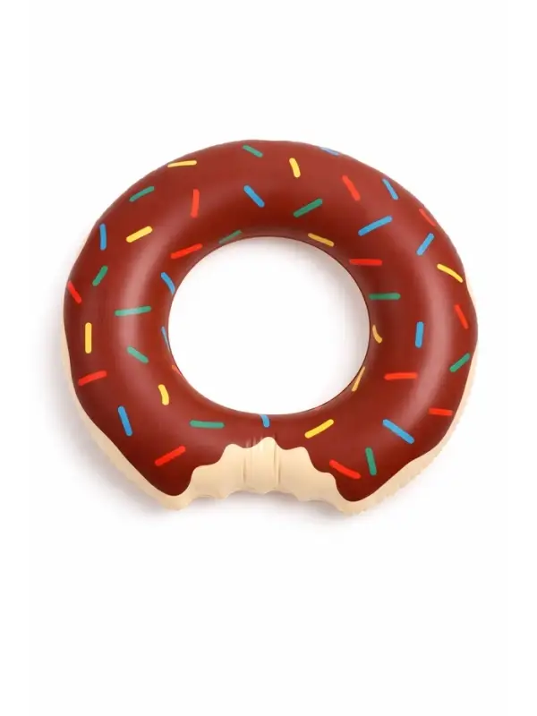 Круг для плавания &laquo;Пончик&raquo;, надувной, d=65 см, от 3 лет, коричневый