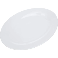 Блюдо овальное Chan Wave Classic, фарфор, белое, 300мм, фк0128
