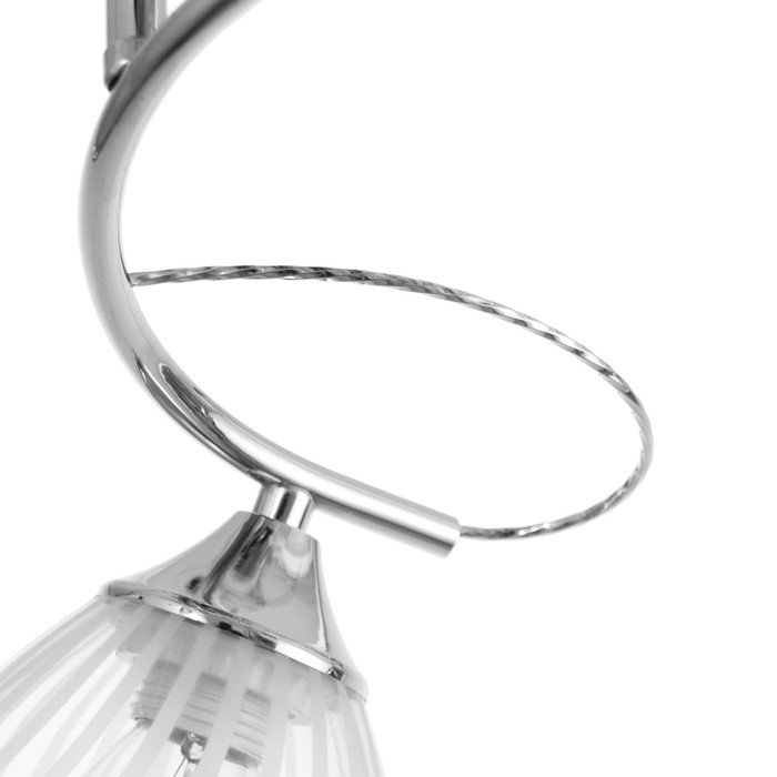 Люстра Люстра "Нора" 3х60Вт Е27 Хром 52х52х26см