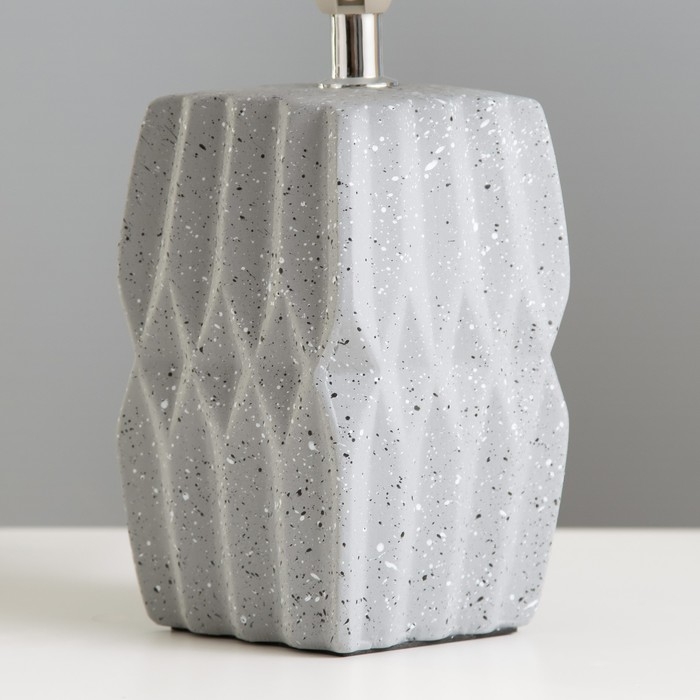 Настольная лампа Настольная лампа "Алейда" Е14 40Вт серый 20х20х33 см RISALUX