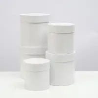Набор шляпных подарочных коробок 5 в 1 &laquo;Белизна&raquo;,20&times;19.5 ‒11&times;11 см