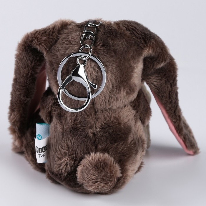 Мягкая игрушка брелок «Милый Lu», заяц, 16 см Мягкая игрушка брелок «Милый Lu», заяц, 16 см