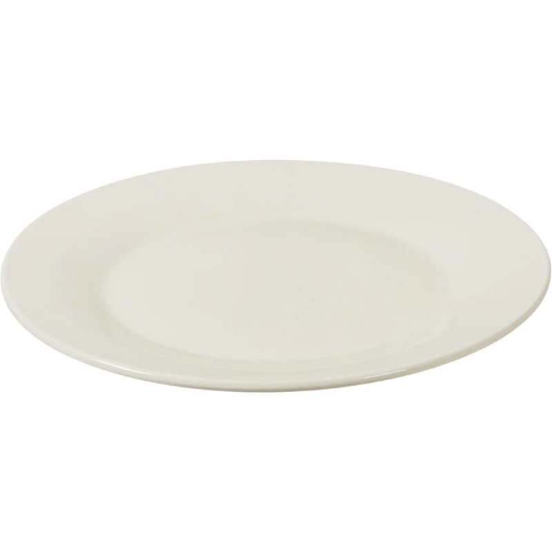 Тарелка Makalu,  D229мм, фарфор, белая 6шт/уп