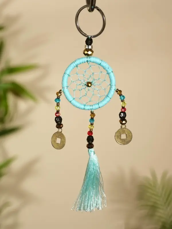 Брелок &laquo;Ловец снов&raquo;, 4&times;15 см, мятный