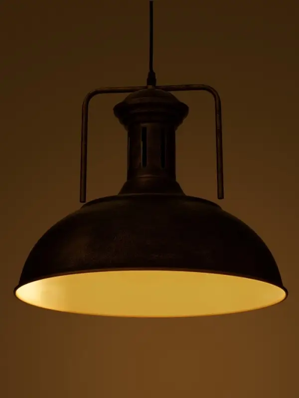 Светильник подвесной BayerLux William, 1&times;40 Вт, Е27, золотисто-чёрный, 40&times;40&times;35-100 см