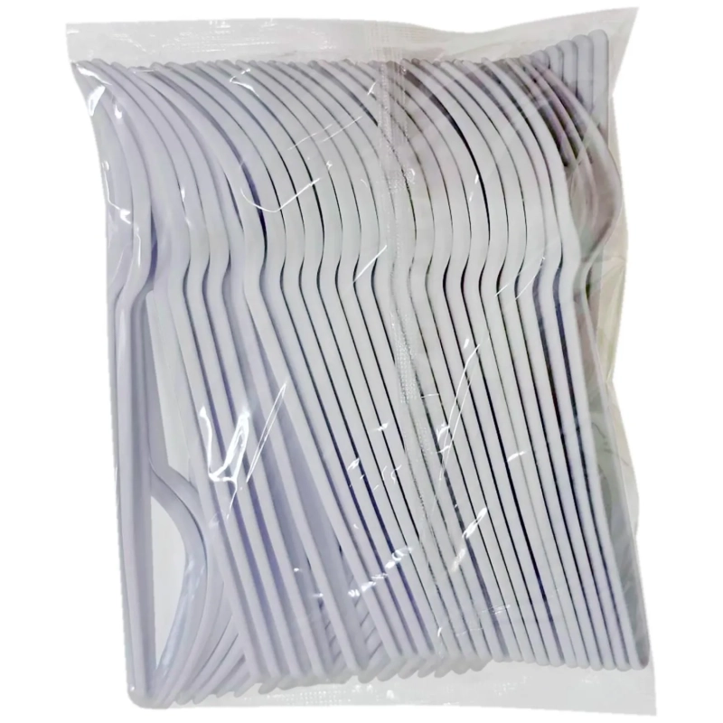 Вилка одноразовая 162мм, бел., кукурузный крахмал, 50шт/уп