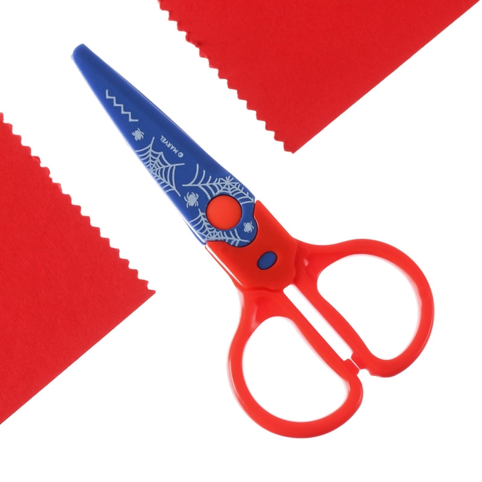 Ножницы фигурные пластиковые, 12,5 см, Человек-паук Ножницы фигурные пластиковые, 12,5 см, Человек-паук