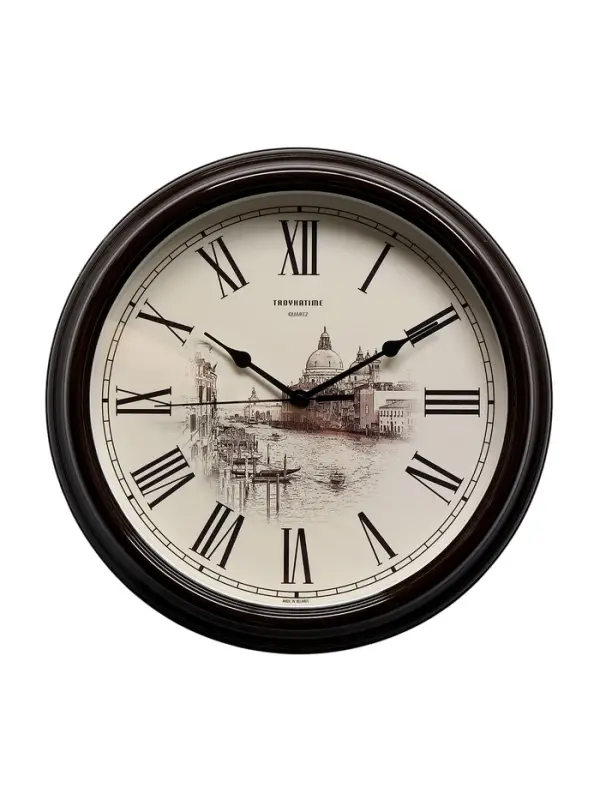 Часы настенные интерьерные &laquo;Город&raquo;, d=31 см, бесшумные