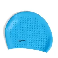 Шапочка для плавания взрослая ONLYTOP Swim, для длинных волос, силиконовая, обхват 54-60 см, МИКС