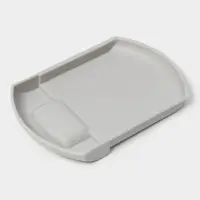 Ёршик для унитаза SAVANNA, настенный, силиконовый, с ёмкостью для моющего средства, 10.5&times;10.5&times;41 см, белый