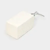 Дозатор для жидкого мыла "Хрусталь", цвет белый