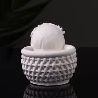 Подсвечник на 1 свечу &laquo;Ангел с корзинкой&raquo;, гипс, 9&times;6.5&times;7 см