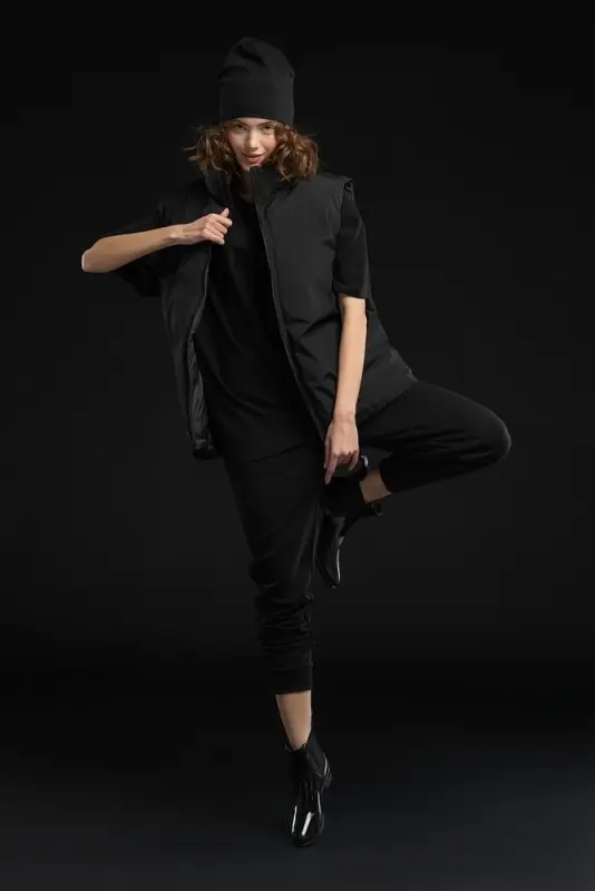 Жилет двусторонний V2, черный, размер XS/S