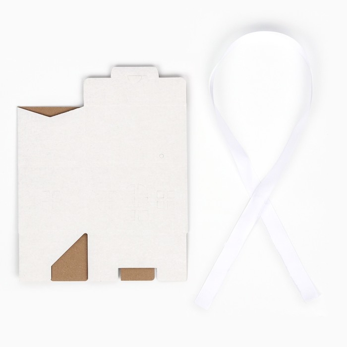 Коробка складная &laquo;Домик, белый &raquo;, 15 х 18 х 10 см